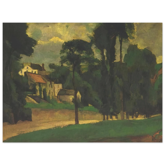 Road At Pontoise by Paul Cézanne – art poster