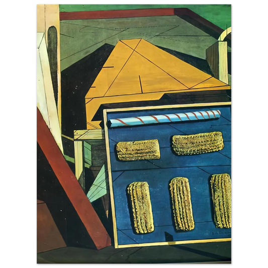 The Gentle Afternoon by Giorgio de Chirico (1916) – art poster