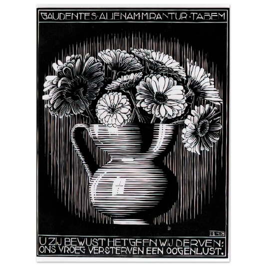 Emblemata Vase by M.C. Escher – art poster