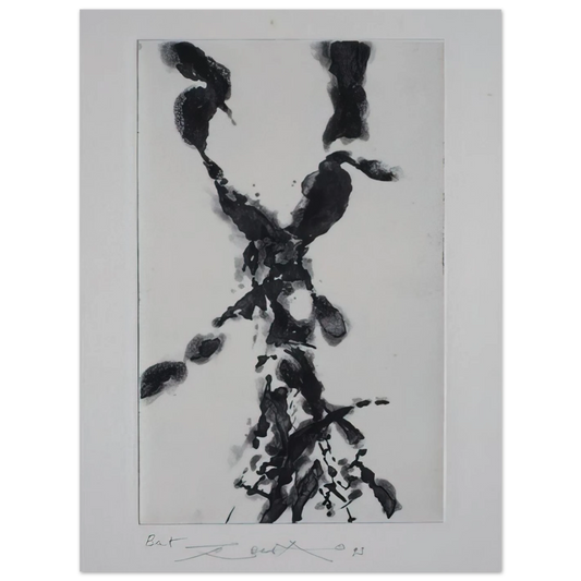 To Stop The Cry by Zao Wou-Ki (1994) – art poster