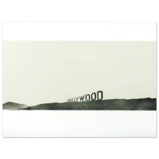 Hollywood by Edward Ruscha (1969) – art poster