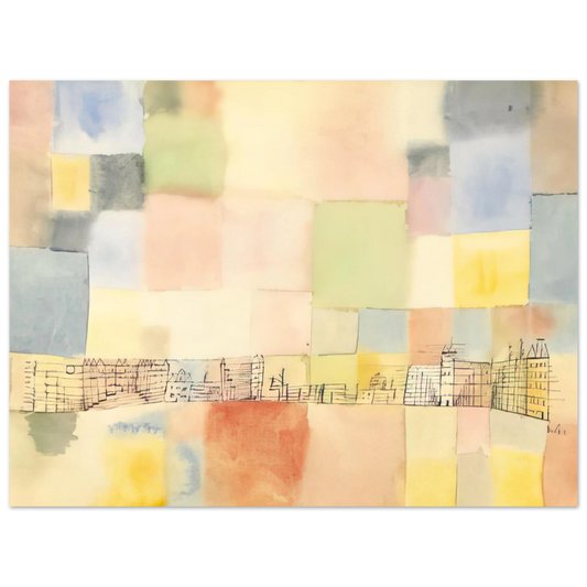 Neuer Stadtteil In M by Paul Klee (1928) – art poster