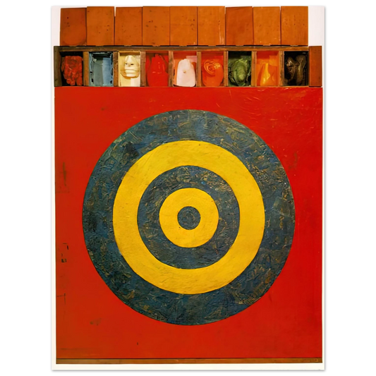 Target With Plaster Casts by Jasper Johns (1955) – art poster