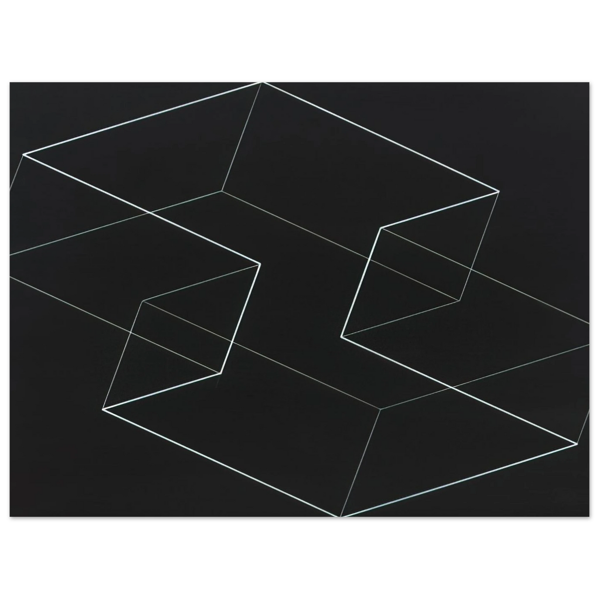 M 5 by Josef Albers (1954) – art poster