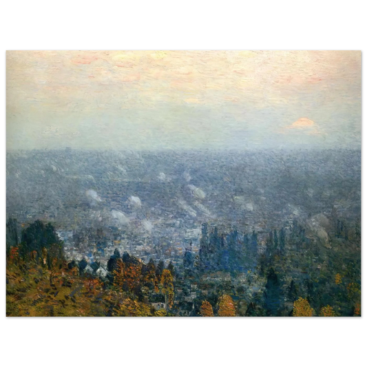 Mount Hood And The Valley Of The Willamette by Childe Hassam – art poster, view 2