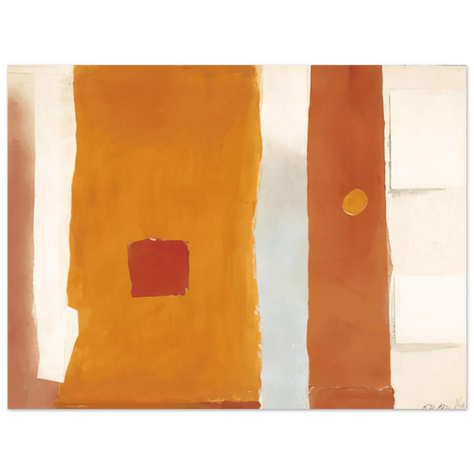 Untitled by Esteban Vicente (1982) – art poster