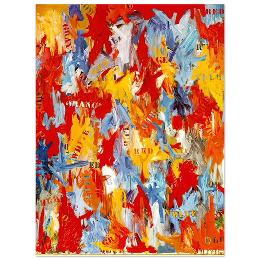 False Start by Jasper Johns (1959) – art poster