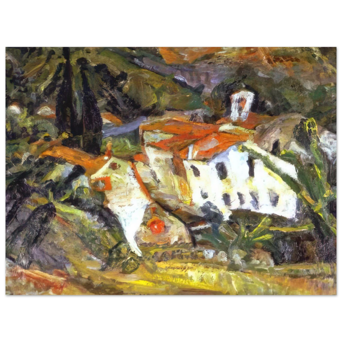 Ceret Lanscape by Chaim Soutine – art poster
