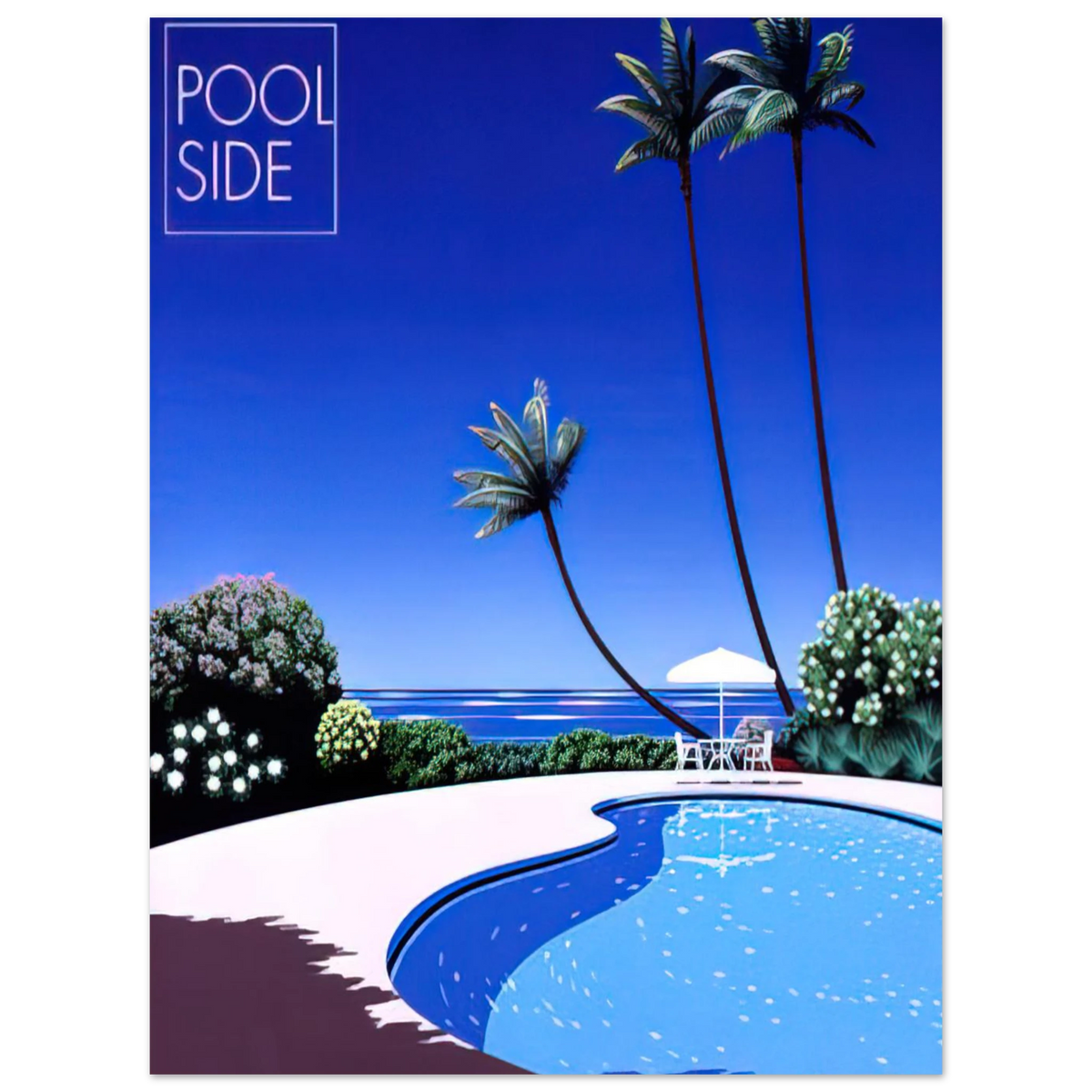Poolside No. 9 by Hiroshi Nagai – art poster, view 2