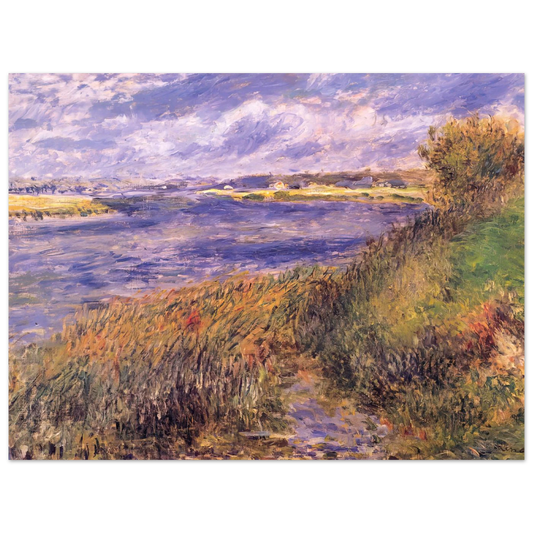 Banks Of The Seine At Champrosay by Pierre-Auguste Renoir – art poster, view 2