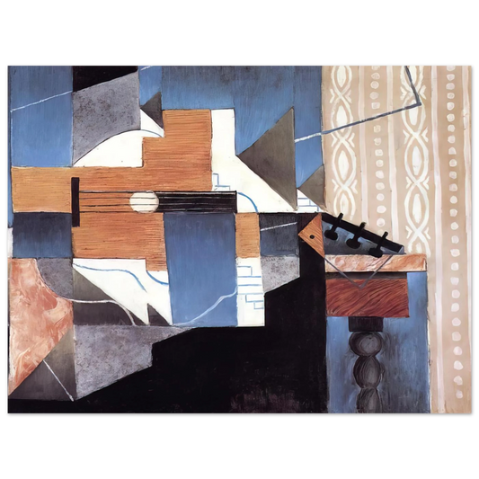 Guitar On The Table by Juan Gris (1913) – art poster, view 2