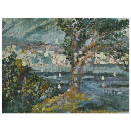 Landscape Cadaques by Salvador Dali (1920) – art poster