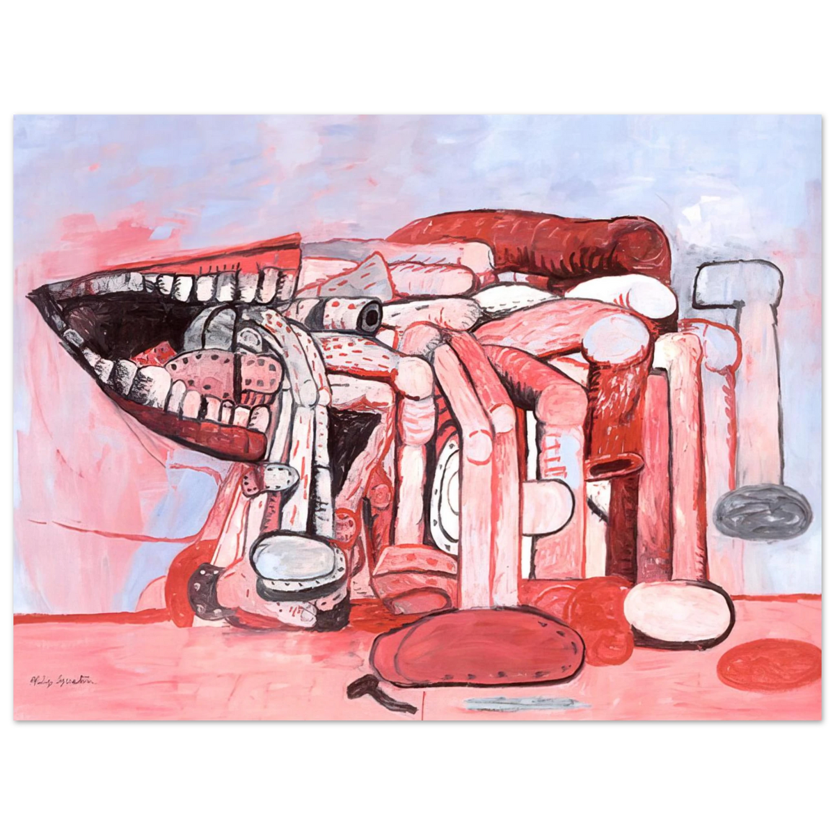 Painter's Forms No 2 by Philip Guston (1978) – art poster
