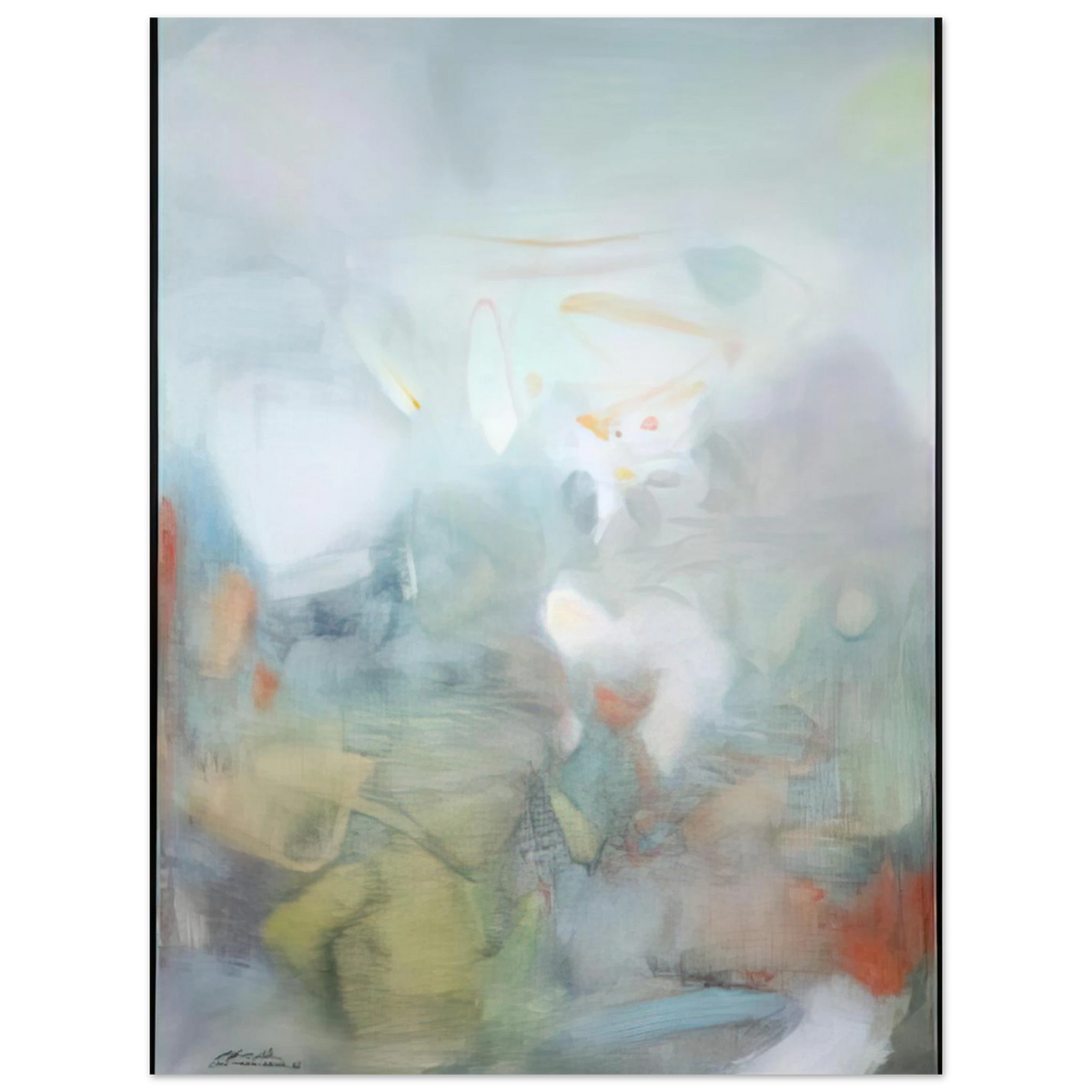 2 Février by Chu Teh-Chun (1986) – art poster
