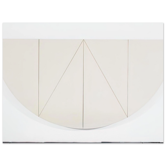 1 2 Manilla Curved Area by Robert Mangold (1967) – art poster, view 2