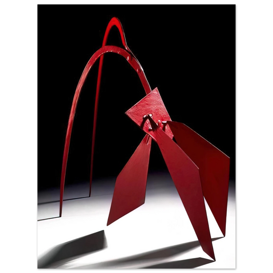 Maquette For Flamingo by Alexander Calder (1972) – art poster