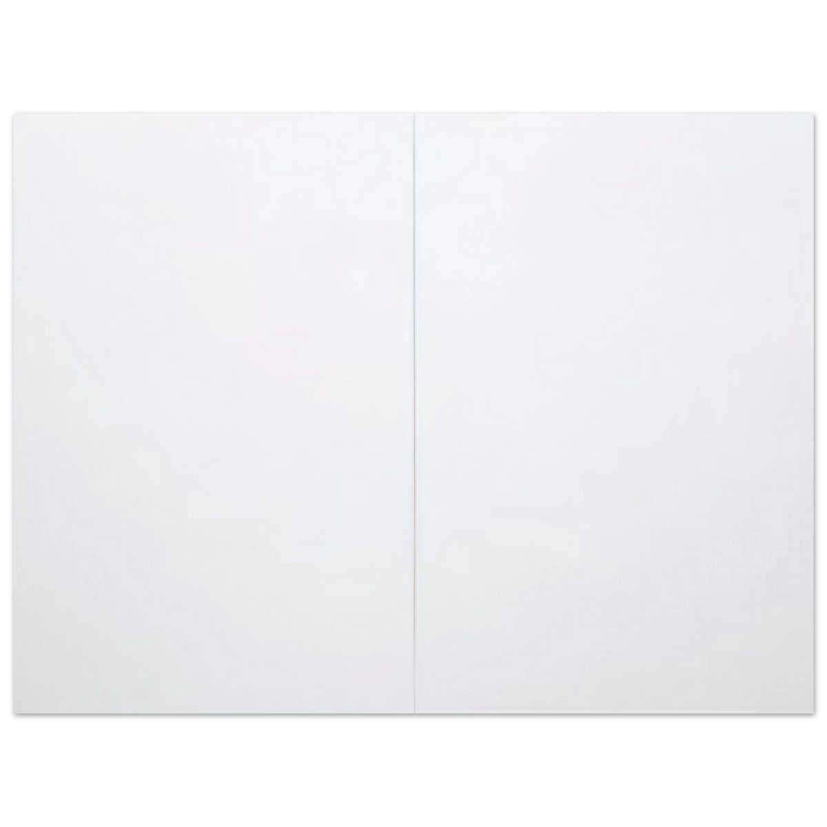 White Painting Two Panel by Robert Rauschenberg (1951) – art poster