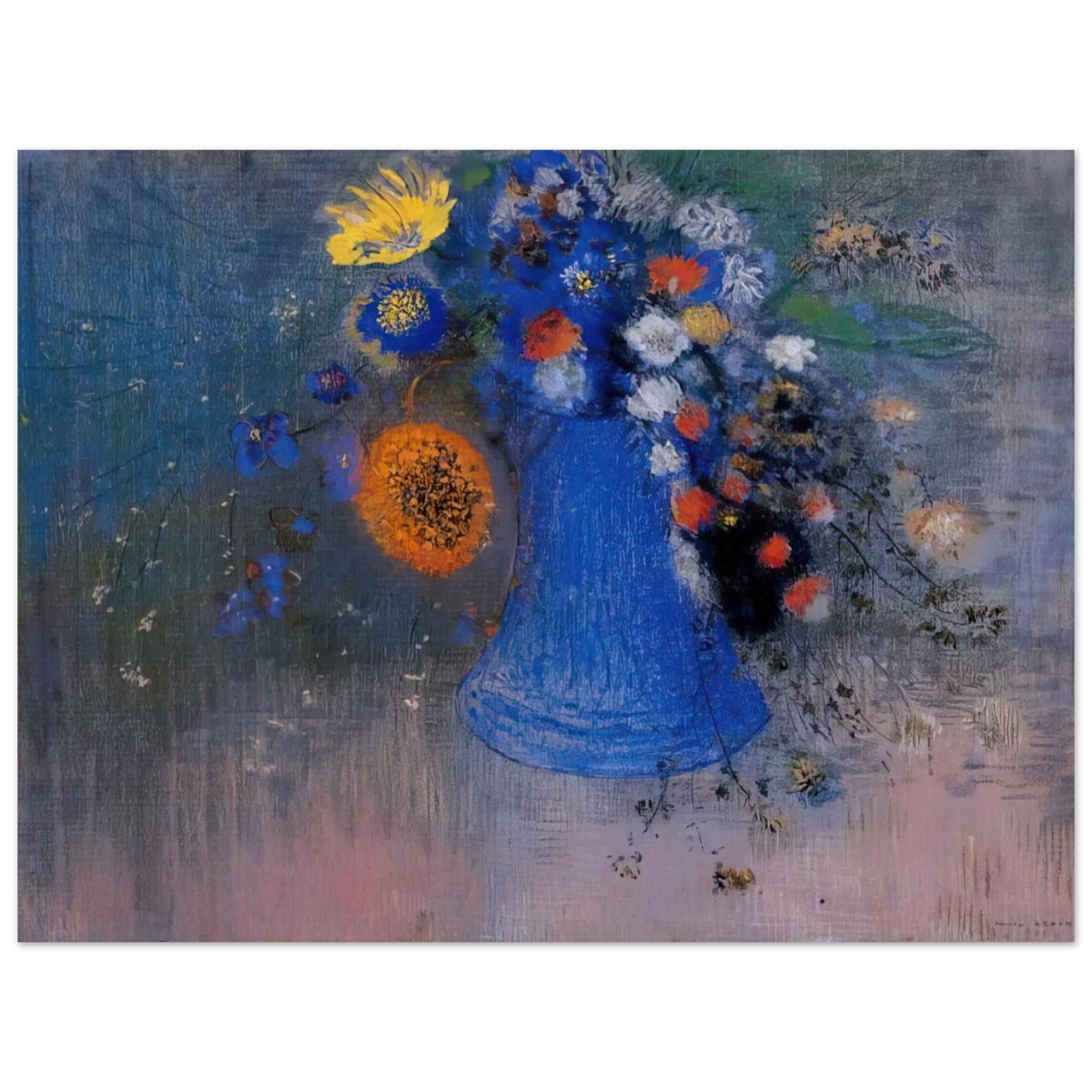 Vase Of Flowers 8 by Odilon Redon – art poster