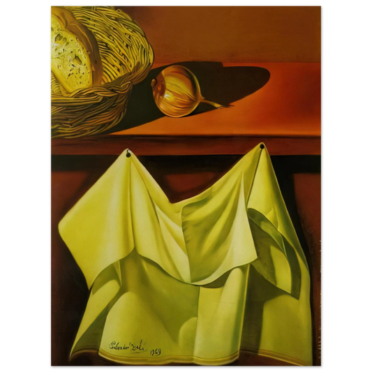 Untitled Still Life With White Cloth by Salvador Dali – art poster