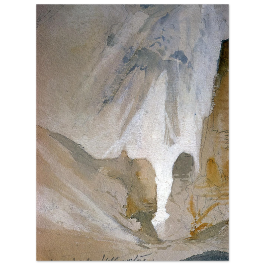 Canyon Walls, Yellowstone by Thomas Moran – art poster
