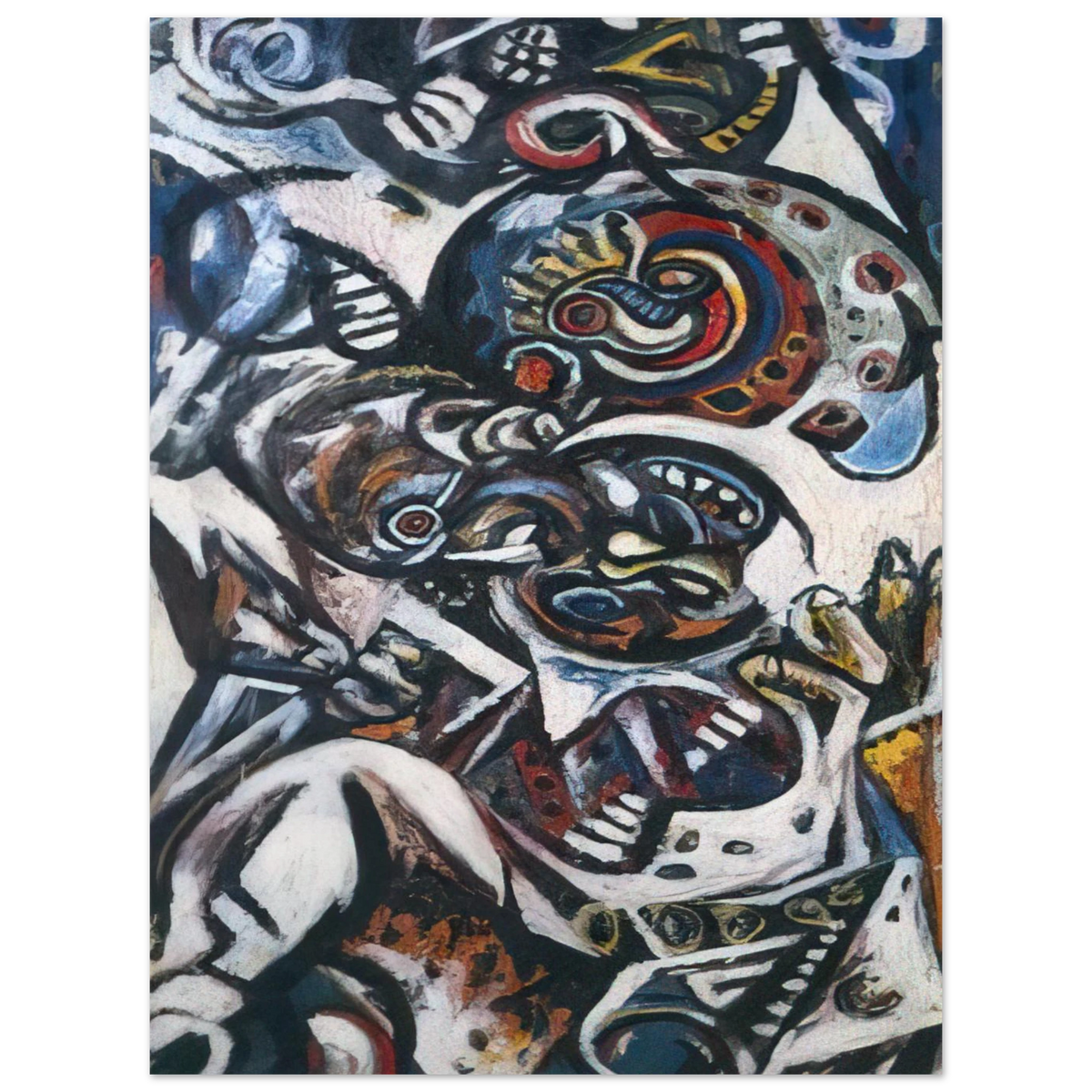 Birth by Jackson Pollock – art poster, view 2
