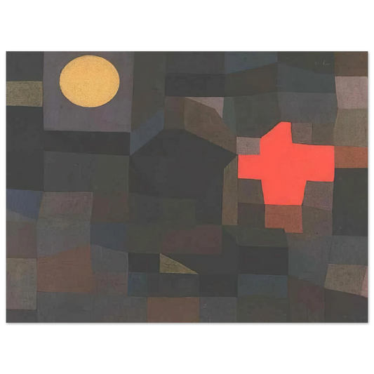 Fire Full Moon by Paul Klee (1933) – art poster, view 2