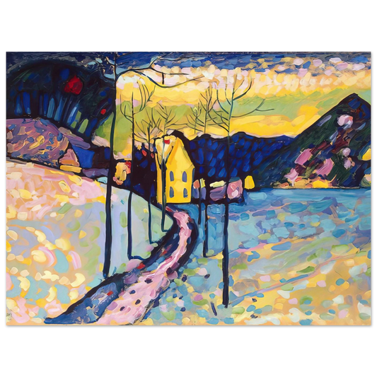 Winter Landscape by Wassily Kandinsky (1909) – art poster
