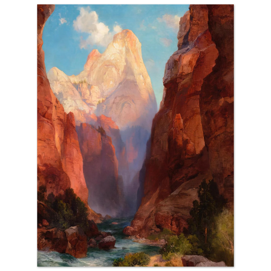 The Rio Virgin Southern Utah by Thomas Moran – art poster, view 2