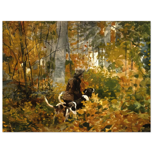 On The Trail by Winslow Homer – art poster