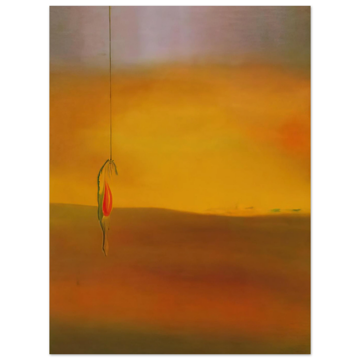 Fried Egg On The Plate Without The Plate by Salvador Dali (1932) – art poster, view 2
