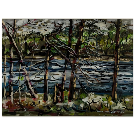 St Mary's River Georgia by Ivan Albright (1964) – art poster