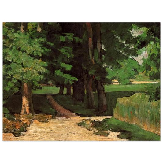 Lane Of Chestnut Trees At The Jas De Bouffan by Paul Cézanne – art poster