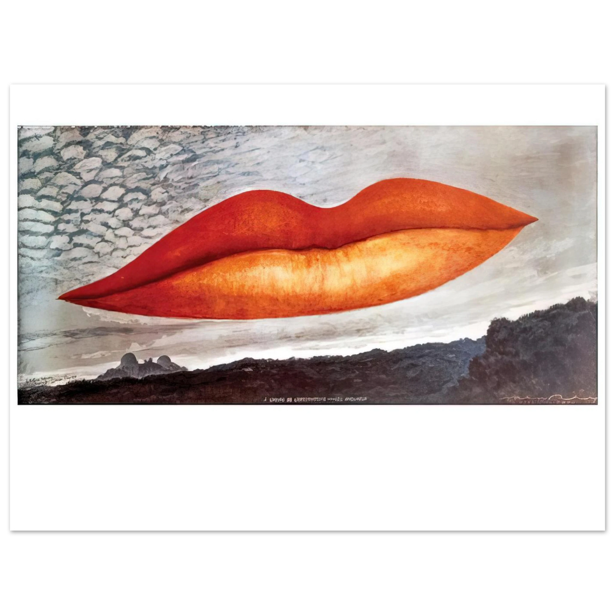 Observatory Time The Lovers by Man Ray – art poster, view 2