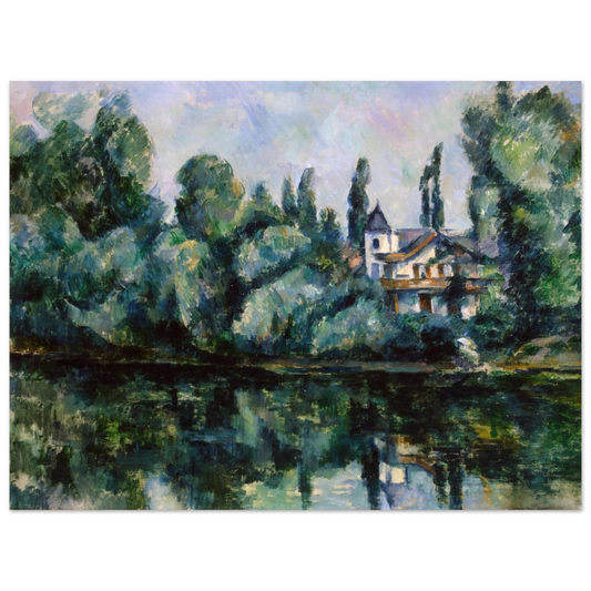 The Banks Of The Marne by Paul Cézanne – art poster, view 2