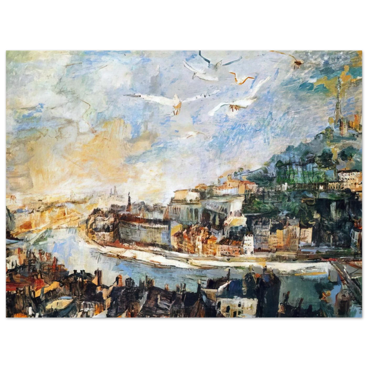 Untitled Artwork No. 5 by Oskar Kokoschka – art poster, view 2