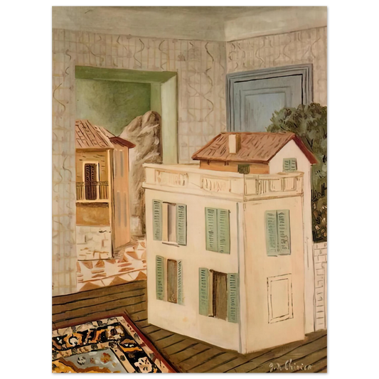 The House In The House by Giorgio de Chirico – art poster, view 2
