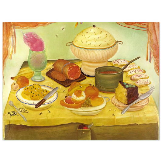 Still Life by Fernando Botero – art poster