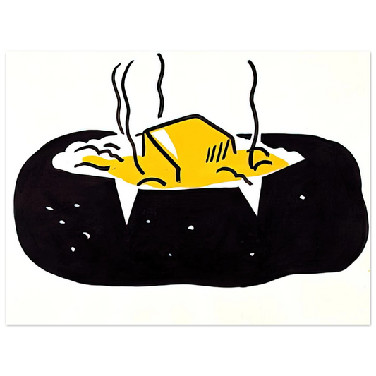 Baked Potato 1 by Roy Lichtenstein (1962) – art poster