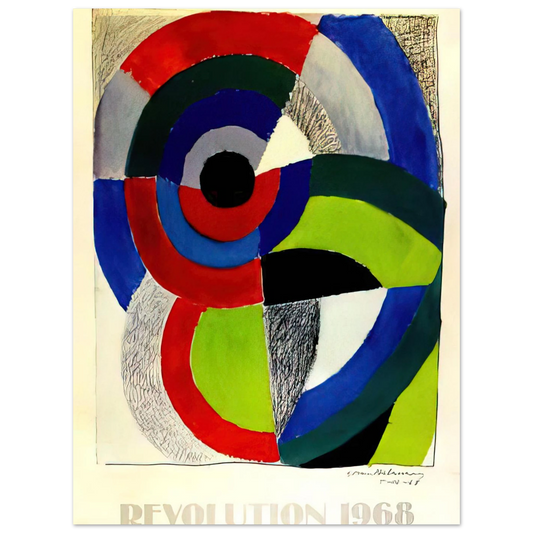 Revolution Affiche by Sonia Delaunay – art poster