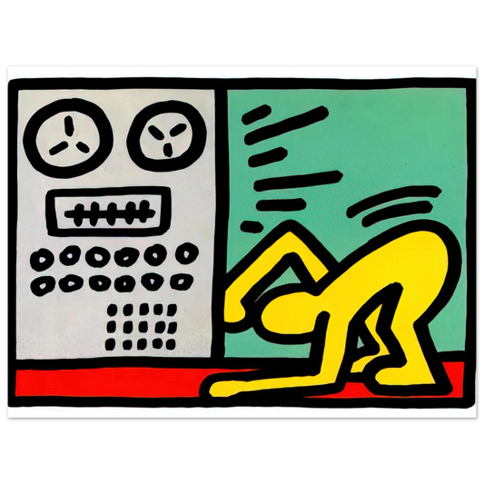 Pop Shop III by Keith Haring (1989) – art poster