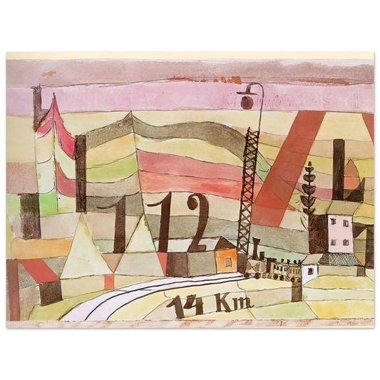 Station L 112 by Paul Klee (1923) – art poster, view 2