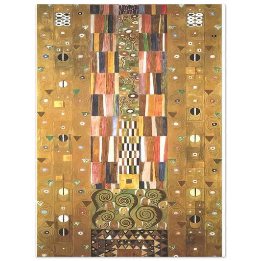 Design For The Stocletfries by Gustav Klimt – art poster, view 2