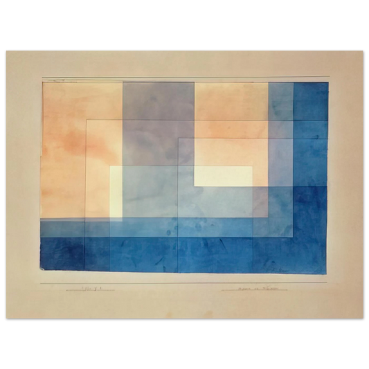 House On The Water by Paul Klee (1930) – art poster, view 2
