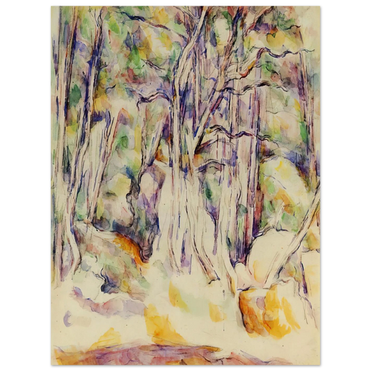 The Park Of The Chateau Noir With Well by Paul Cézanne – art poster