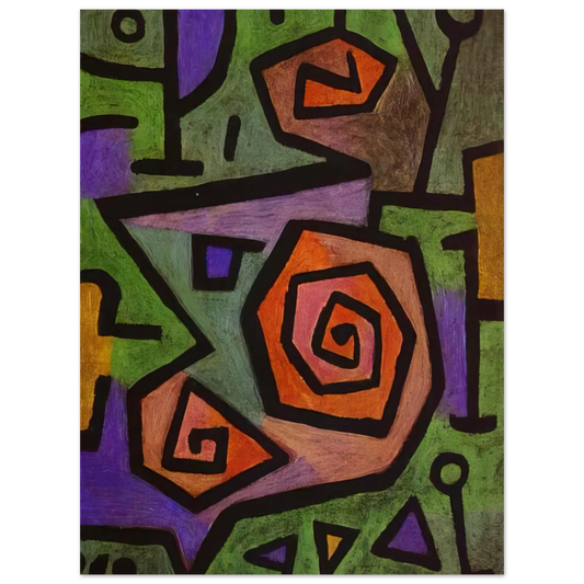 Heroic Roses by Paul Klee (1938) – art poster, view 2