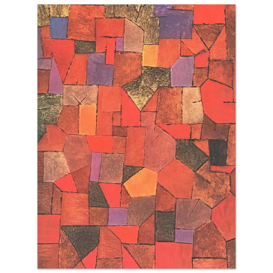 Mountain Village Autumnal by Paul Klee (1934) – art poster, view 2