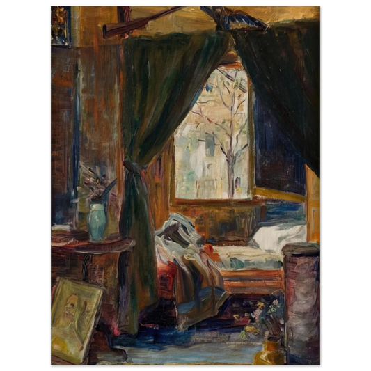 Interior Of The Atelier De Auteuil by Tarsila do Amaral – art poster