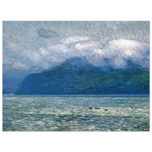 The Silver Veil And The Golden Gate by Childe Hassam – art poster