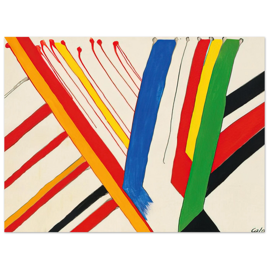 The Green Stripe by Alexander Calder (1963) – art poster, view 2