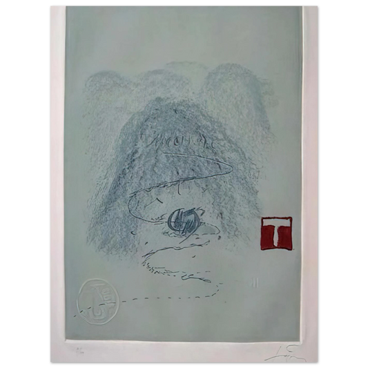 Aparicions 3 by Antoni Tapies (1982) – art poster